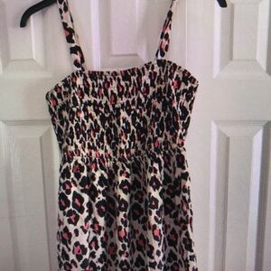 Stylish Leopard Print Kids Dress